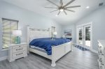Master Bedroom with French Door Access to Pool Area